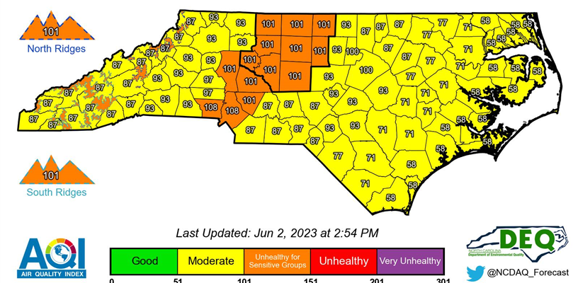 Code Orange Air Quality Alert Issued for the Triad 